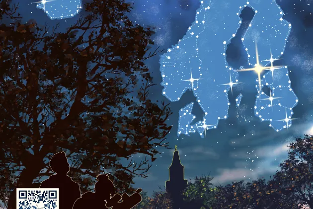 Conference poster shows name of conference on a map of the nordic countries.